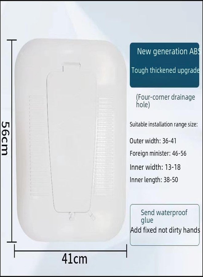 Crobat غطاء مرحاض كروبات القرفصاء، غطاء حماية كامل مغلق لحفرة المرحاض القرفصاء، مقاوم للروائح والانسداد - Image 5